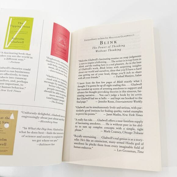 Blink: The Power of Thinking Without Thinking - Paperback - Acceptable - Picture 9 of 12